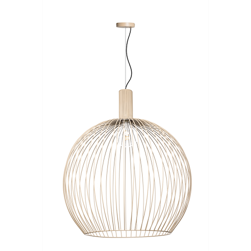 05-HL4458-59. Zandkleurige hanglamp Wire