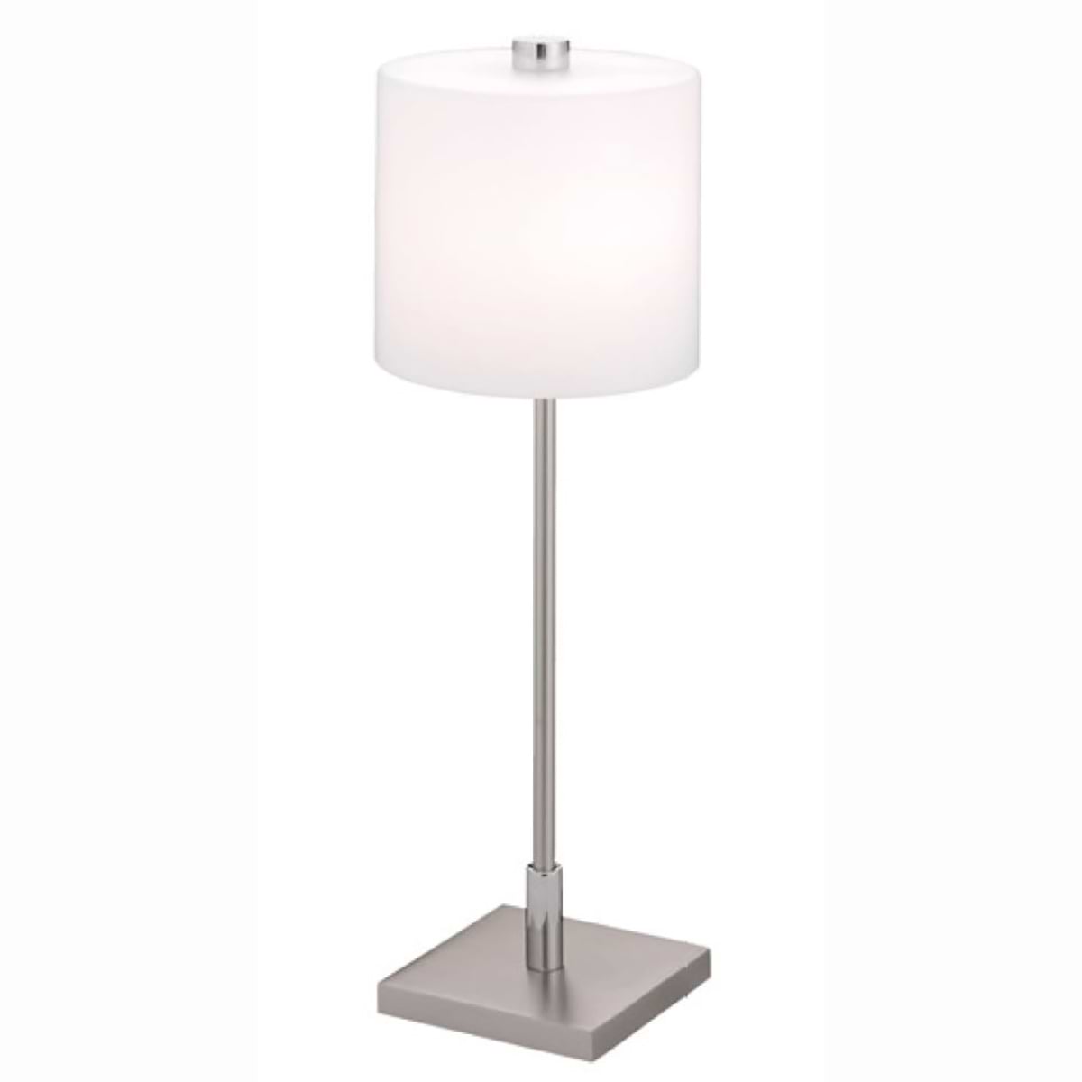 Tafellamp, 61.586.05, van de Duitse fabrikant Knapstein. Met aan- en uitschakelaar op de kabel. Alle lampen van Knapstein zijn van zeer degelijke kwaliteit. Voor meer opties uit de serie: GISA, kunt u de zoekfunctie gebruiken op onze site. Dan ziet u welke andere opties er binnen de serie zijn. Kleur: nikkel mat. Glas opaal mat wit. Aantal lichtpunten: 1. Lichtbron: inclusief. Breedte in mm: 110. Lengte/diepte in mm: 110.