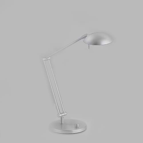 Bureaulamp, leeslamp, 61.619.05, van de Duitse fabrikant Knapstein. Met draaidimmer. Draai- en kiepbaar. Lamp is naar zijkant tot 600 mm uitrekbaar. Alle lampen van Knapstein zijn van zeer degelijke kwaliteit. Voor meer opties uit de serie: MAIA-T, kunt u de zoekfunctie gebruiken op onze site. Dan ziet u welke andere opties er binnen de serie zijn. Kleur: nikkel mat. Aantal lichtpunten: 1. Lichtbron: inclusief. Breedte in mm: 165. Lengte/diepte in mm: 545.