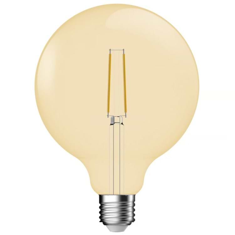 Northlux Filament LED Globe 120 mm, LED lamp E27 dimbaar, ZTAHL