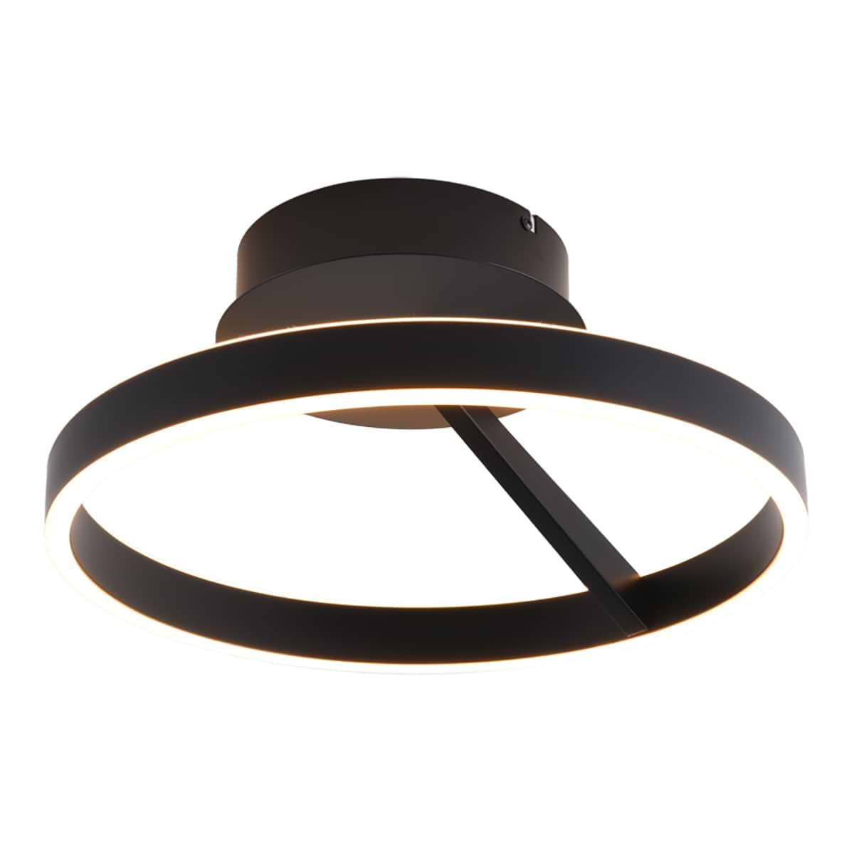 Plafondlamp Pilota Ø40cm Zwart, FREELIGHT