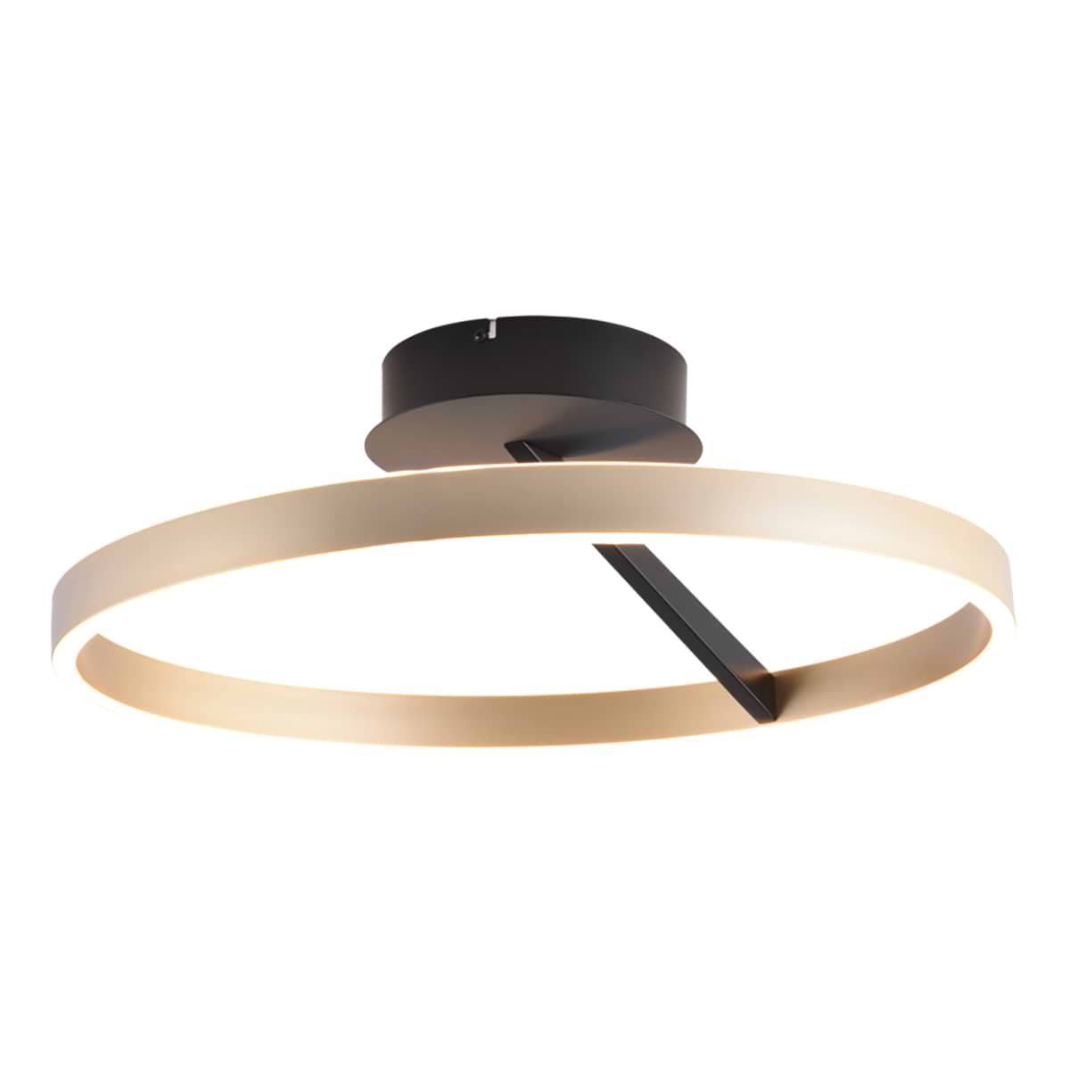 Plafondlamp Pilota Ø55cm Zwart-Goud, FREELIGHT