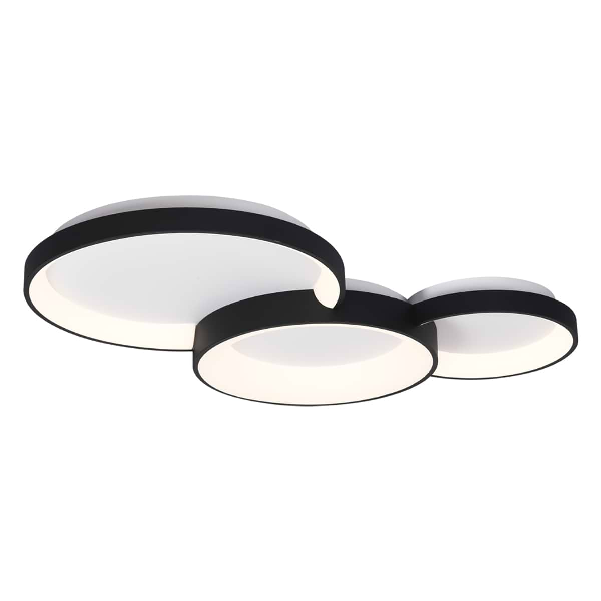 Plafondlamp Fuso 72W Zwart, FREELIGHT