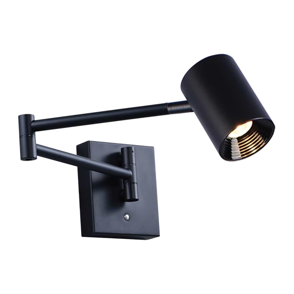 Wandlamp Zwenkarm Picchio 4,5W Zwart, FREELIGHT
