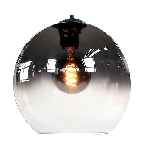 glas voor lamp Fantasy van Highlight. Smoke kleur helder, 30 cm doorsnede.