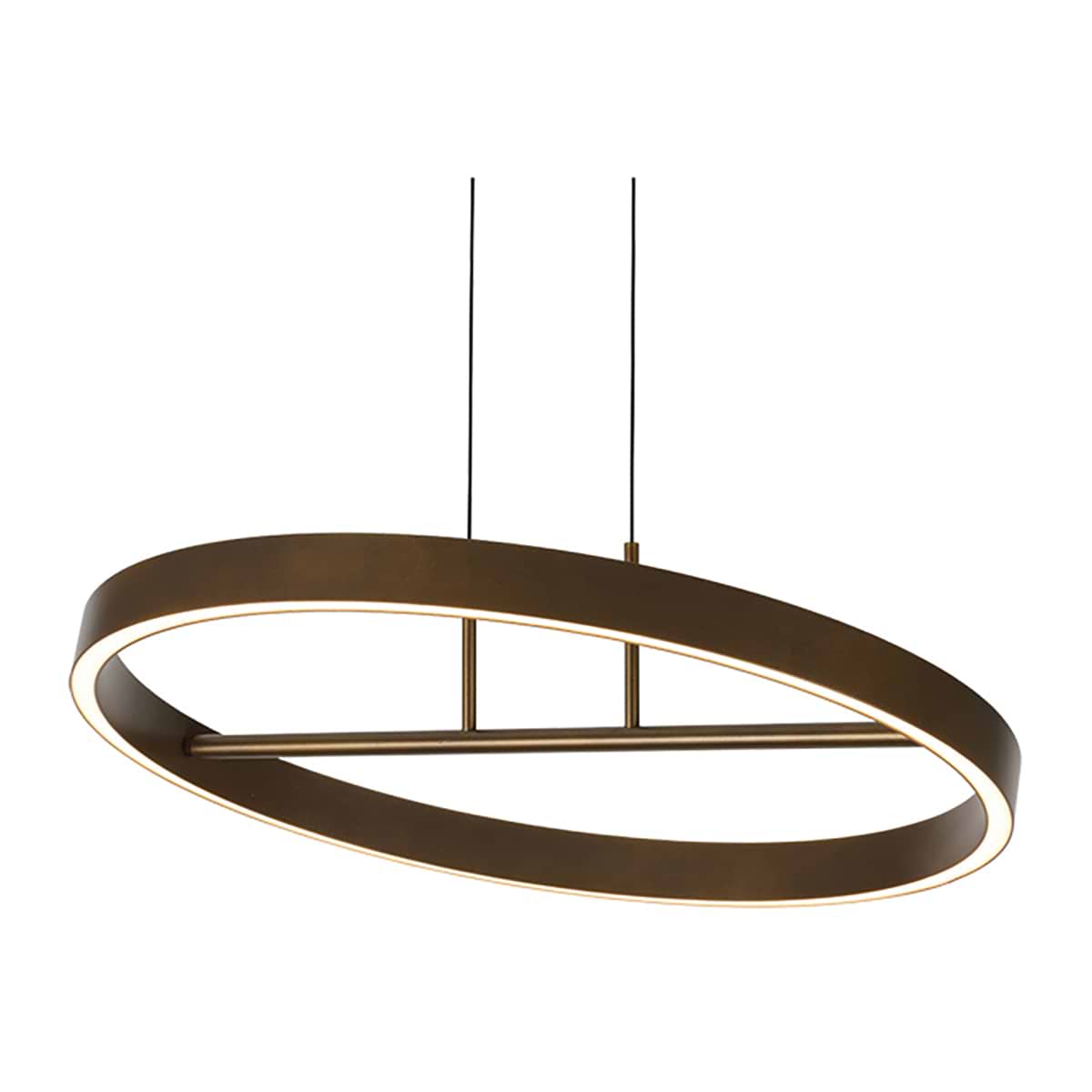 Hanglamp Livello Ø60cm 47W Brons-Goud, FREELIGHT - Afbeelding 3