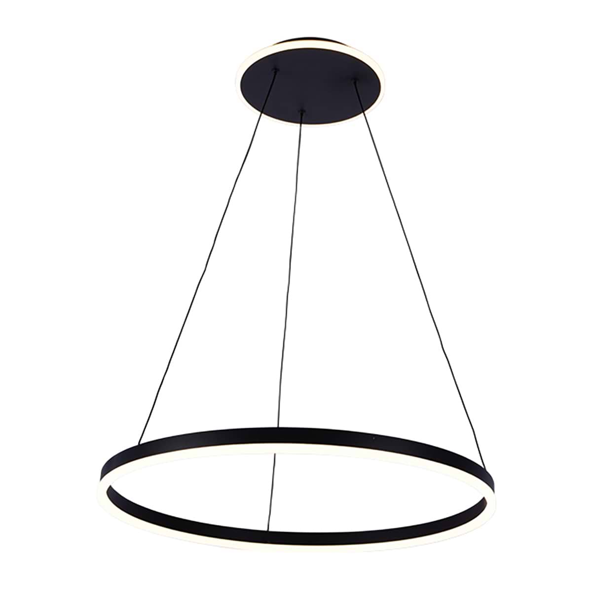 Hanglamp Nimbo Ø 60cm Zwart , FREELIGHT
