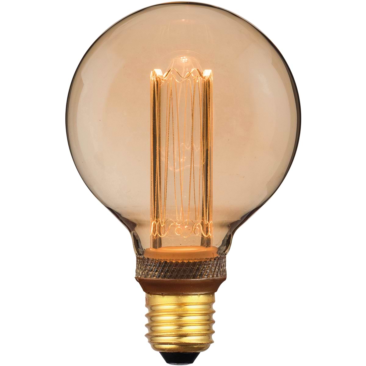 4,3W LED bol Gold 9,5cm 2200K 3 standen memory, FREELIGHT