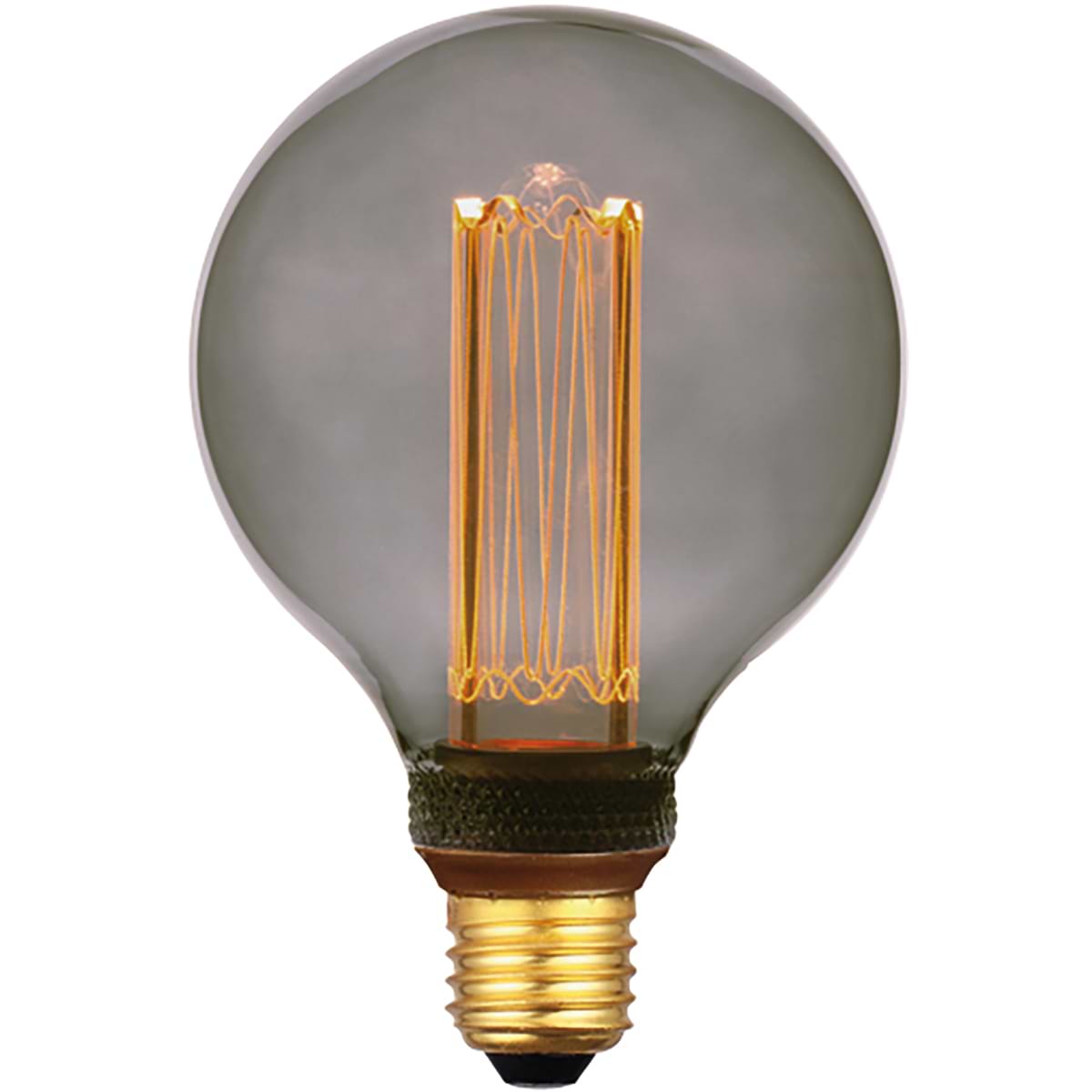 4,3W LED bol smoke 9,5cm 2200K 3 standen memory, FREELIGHT