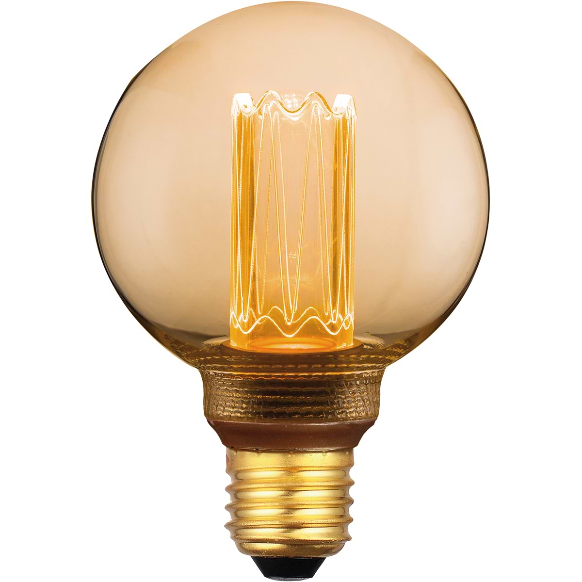 4,3W LED bol gold 2200K 8cm 3 standen memory, FREELIGHT