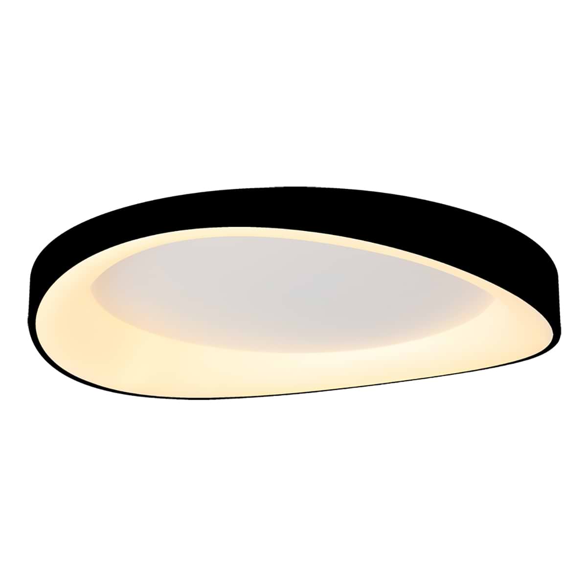 Plafondlamp Duna 60W Zwart, FREELIGHT