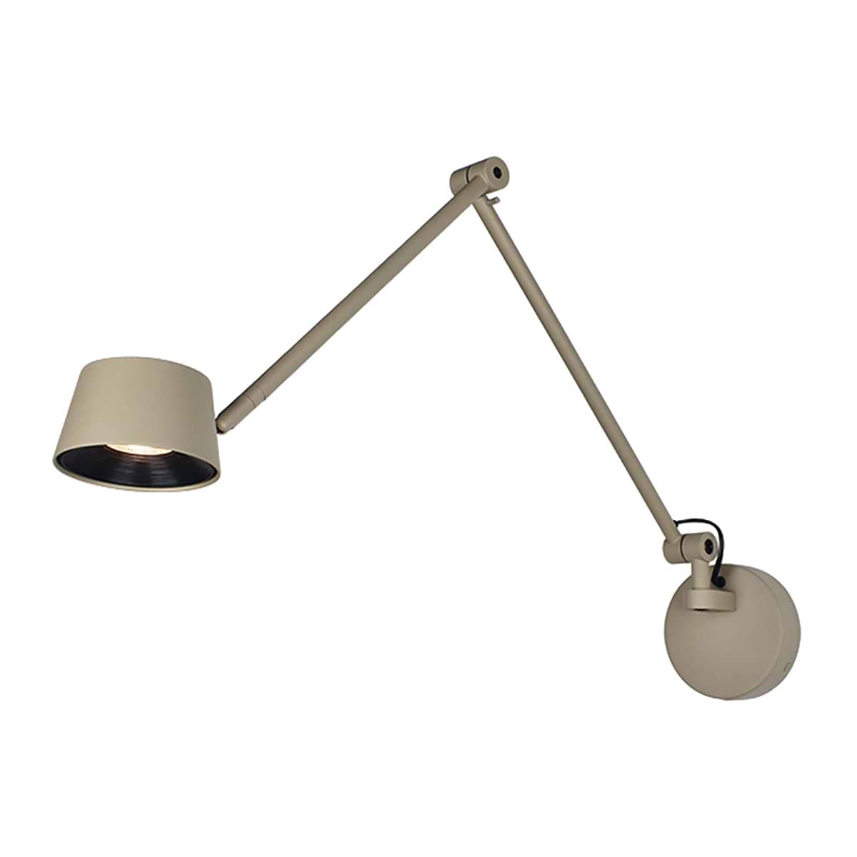 Wandlamp Cugino 6,2W 2 Armen Olijfgroen, FREELIGHT