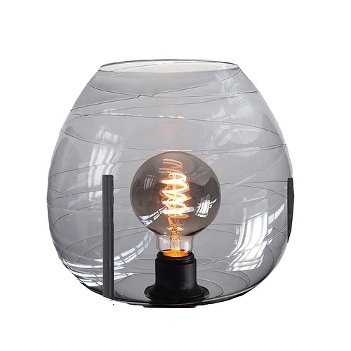 glazen lampenkap, lichtgrijs doorschijnend