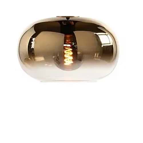 glazen lampenkap goudkleurig