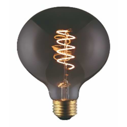 led lichtbron, rond lampen peer zwart glas