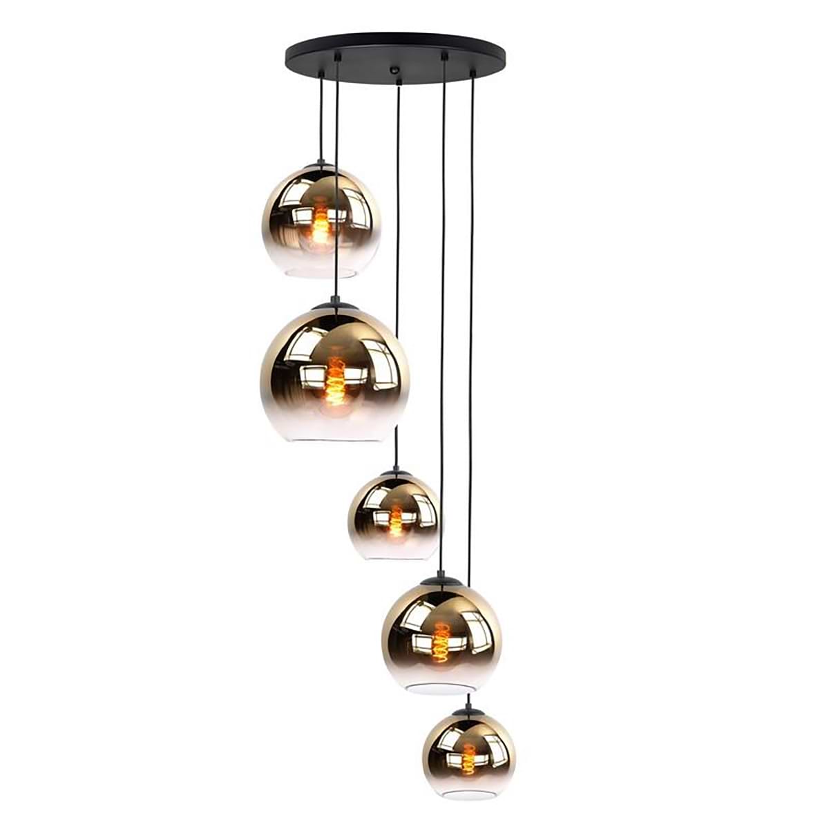 glas Fantasy Globe Gold 30cm. - HIGHLIGHT - Afbeelding 2