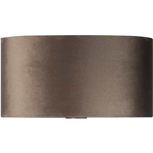 bruin fluwelen lampenkap