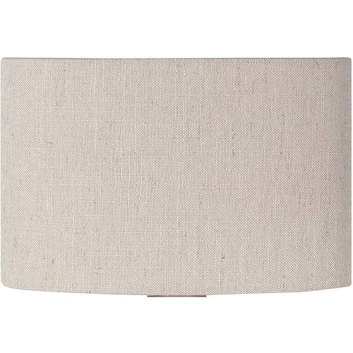 creme kleurige lampenkap, structuur stof