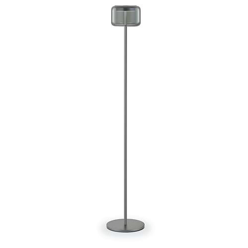 Antraciet kleurige vloerlamp Sora-S van het merk Knapstein
