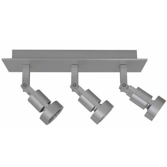 Technische plafondlamp met drie verstelbare spots
