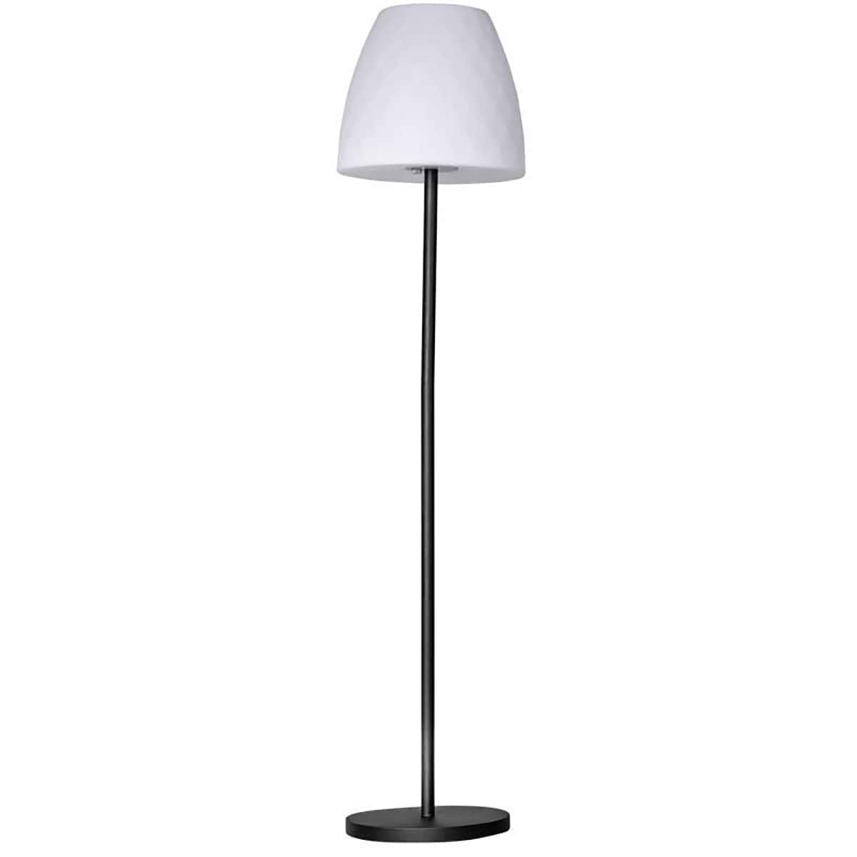 Moderne vloerlamp en buitenlamp Terry -wit -1-lichts -hoogte 151 cm -Expo Trading Holland