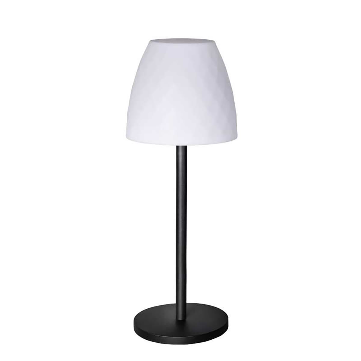 Moderne tafellamp en buitenlamp Terry -wit -1-lichts -hoogte 65 cm -Expo Trading Holland