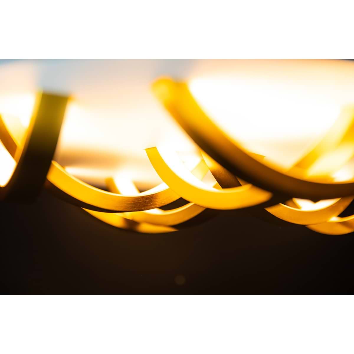 Bijzondere plafondlamp, exclusieve plafonnier. Plafondlamp LED, goud. ETH 05-PL2142-31, Expo Trading Holland, Webo Verlichting Showroom lampen online, lampen inspiratie Beuningen bij Nijmegen.