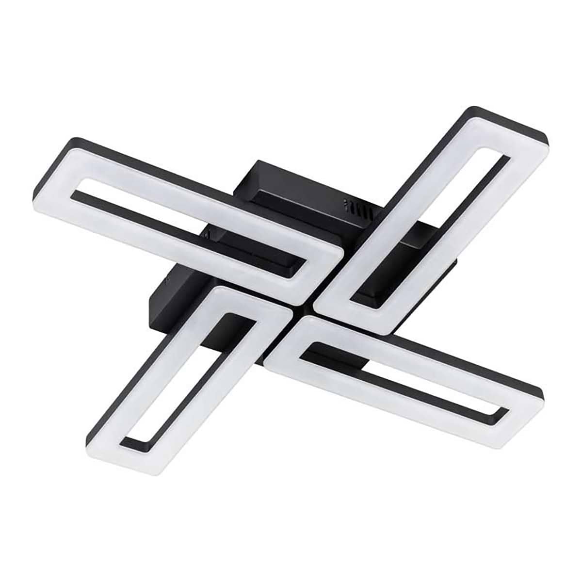 Moderne plafondlamp zilver -Mondrian -lengte 67 cm -Expo Trading Holland