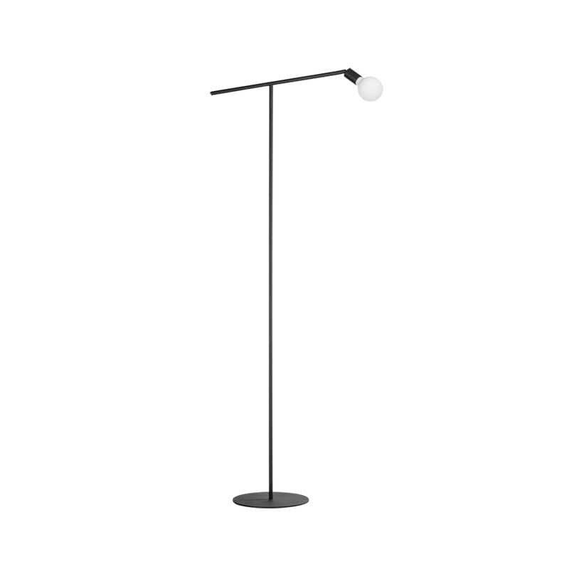 Moderne vloerlamp -Mike -1-lichts -hoogte 170 cm -zwart - ETH -Expo Trading Holland