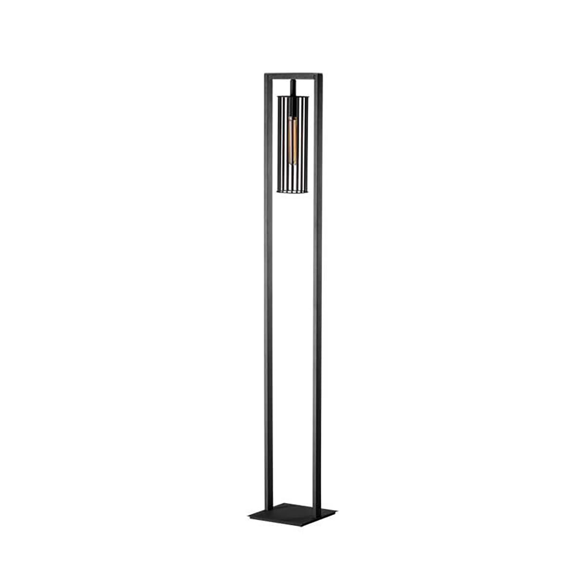 Vloerlamp Birdy 1-lichts zwart -industrieel 60W -Expo Trading Holland - ETH