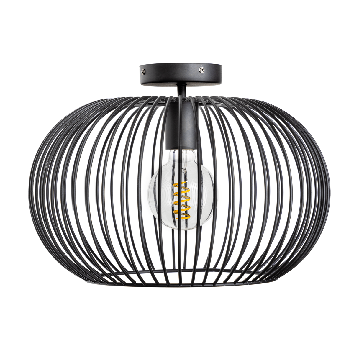 Plafondlamp Wire 2.0 - zwart - 1-lichts - Expo Trading Holland
