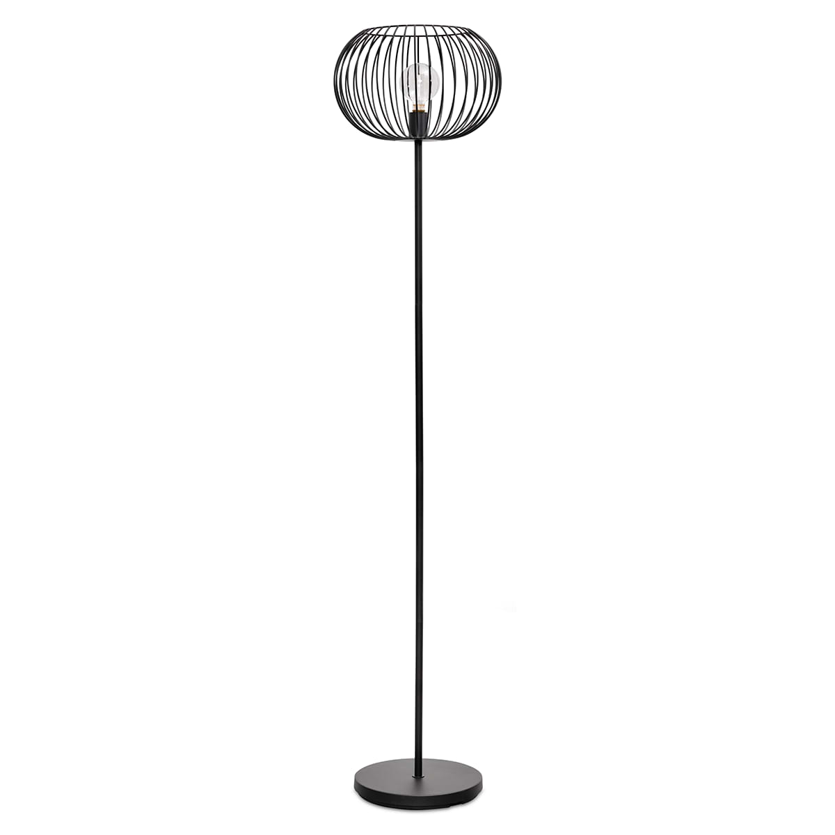 Vloerlamp Wire 2.0 - zwart - 1-lichts - Expo Trading Holland