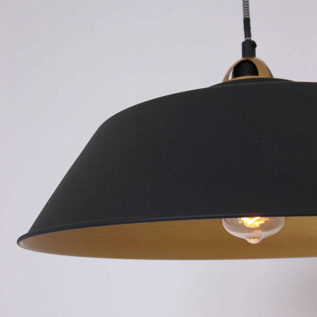 Hanglamp 1-lichts metaal MEXLITE, 1318ZW, hanglamp- industrieel- Mexlite - Afbeelding 10