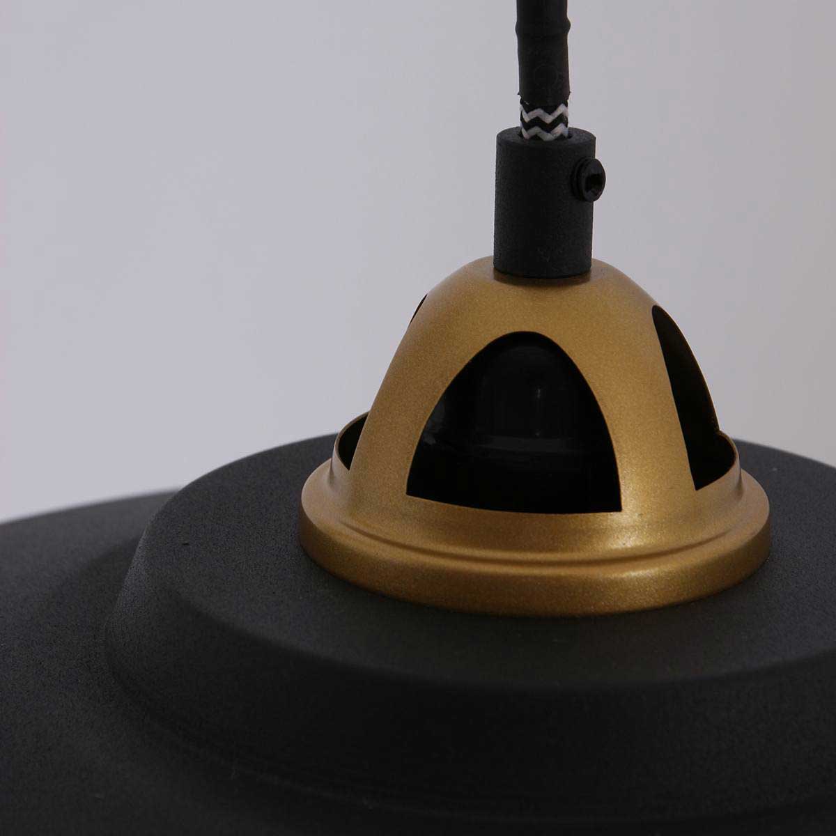 Hanglamp 1-lichts metaal MEXLITE - 1318ZW - hanglamp- industrieel- Mexlite