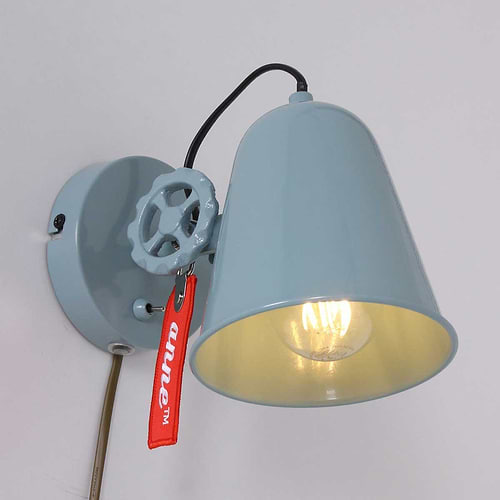 Industriële wandlamp - bedlamp - leeslamp - 1-lichts metaal  ANNE LIGHTING - 1323G - wandlamp - retro - Industrieel - Anne Lighting - Dolphin