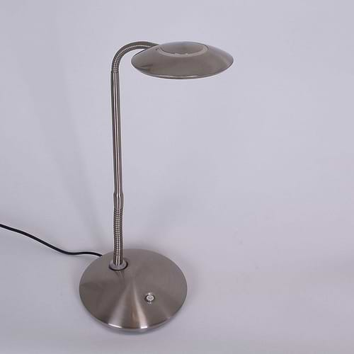 Tafellamp - bureaulamp - leeslamp - 1-lichts LED 6W STEINHAUER - 1470ST - Tafellamp- Bureaulamp- Steinhauer- Zenith LED- Modern - Design- Staal - Metaal