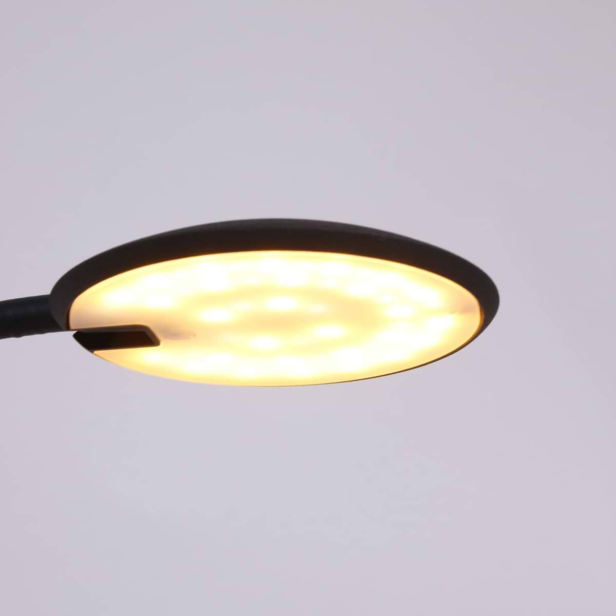 Tafellamp - bureaulamp - leeslamp - 1-lichts LED 6W STEINHAUER - 1470ZW - Tafellamp- Bureaulamp- Steinhauer- Zenith LED- Design - Design- Zwart - Metaal