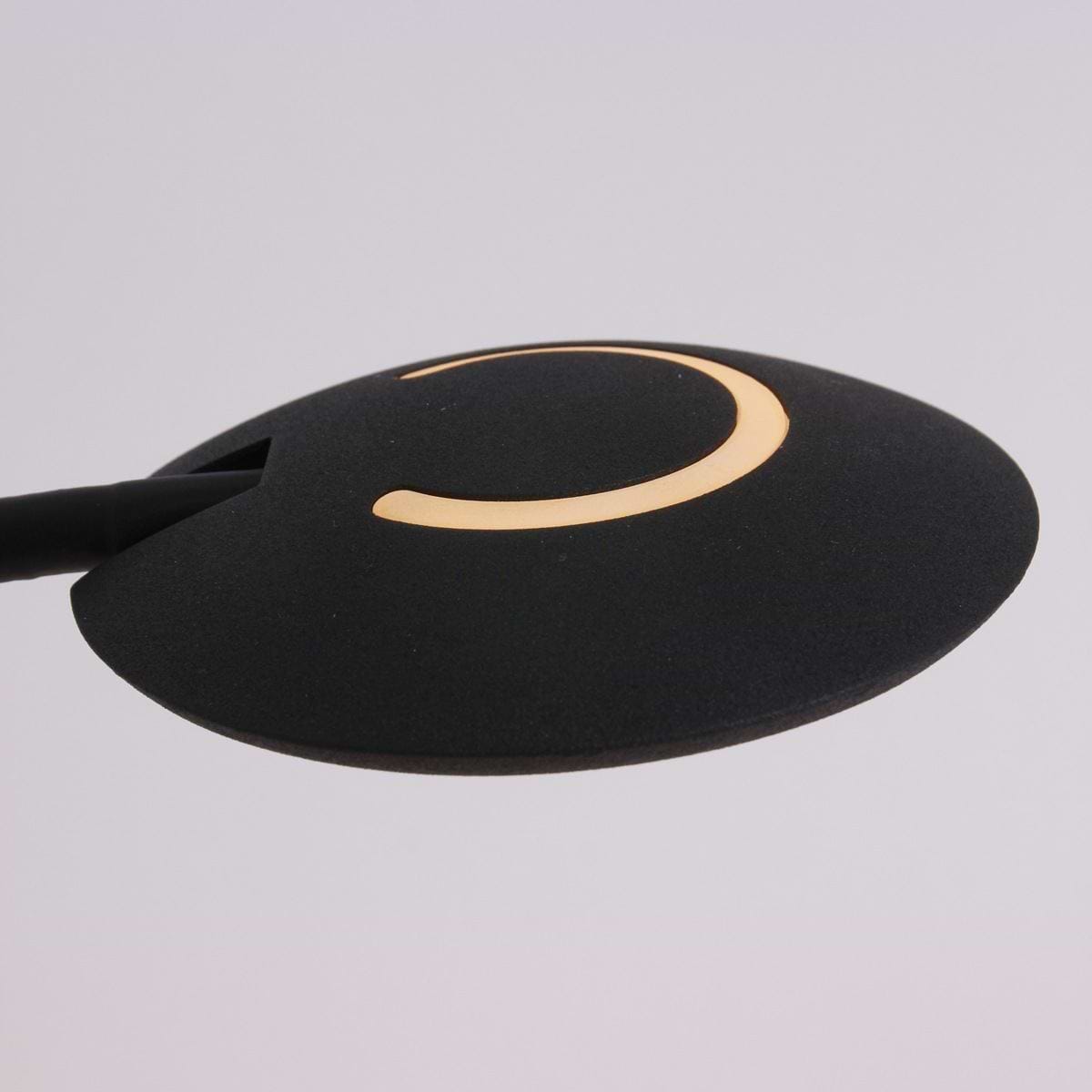 Tafellamp - bureaulamp - leeslamp - 1-lichts LED 6W STEINHAUER - 1470ZW - Tafellamp- Bureaulamp- Steinhauer- Zenith LED- Design - Design- Zwart - Metaal