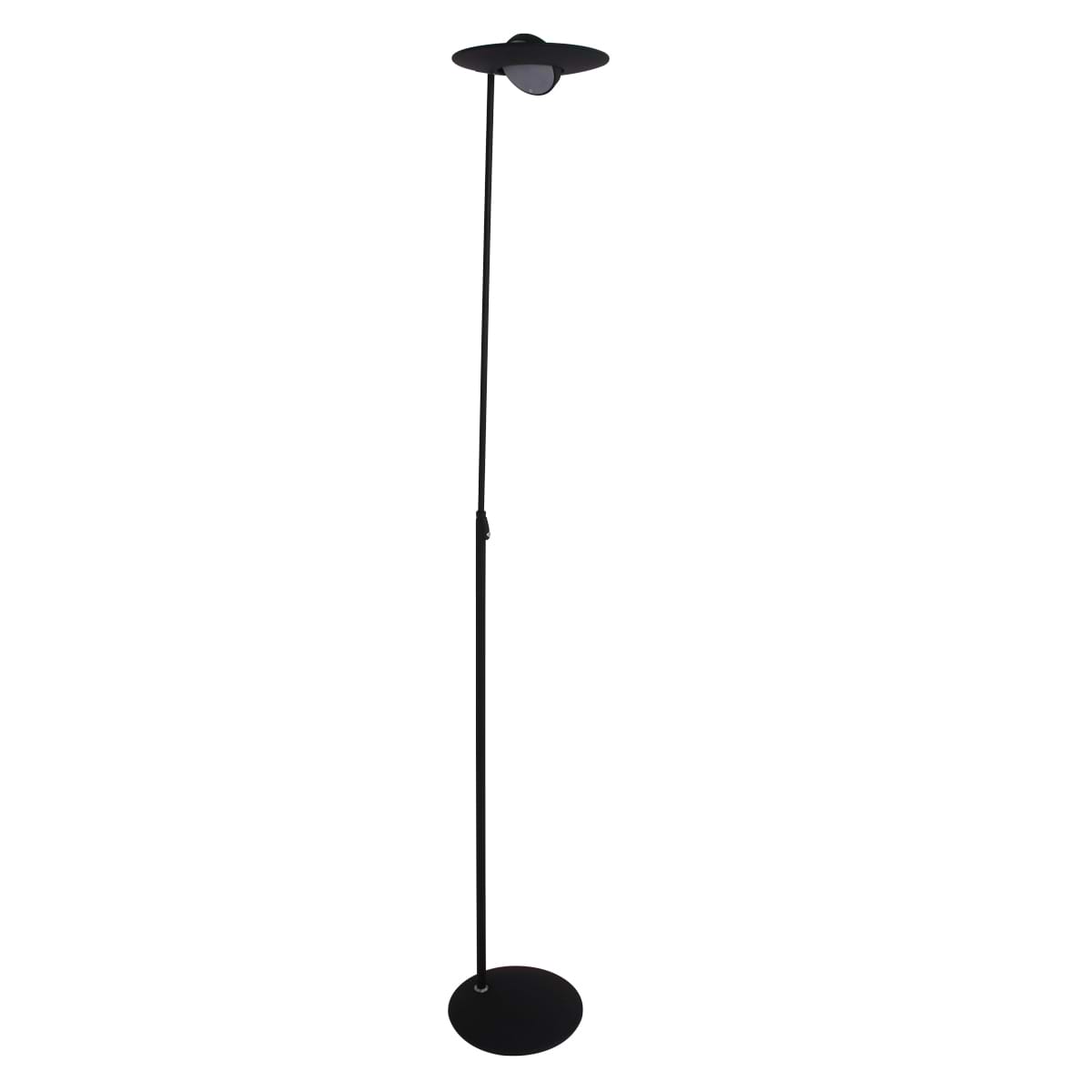 Vloerlamp 1-lichts LED STEINHAUER - 1477ZW - Vloerlamp- Steinhauer- Zenith LED- Design - Modern- Zwart  - Metaal