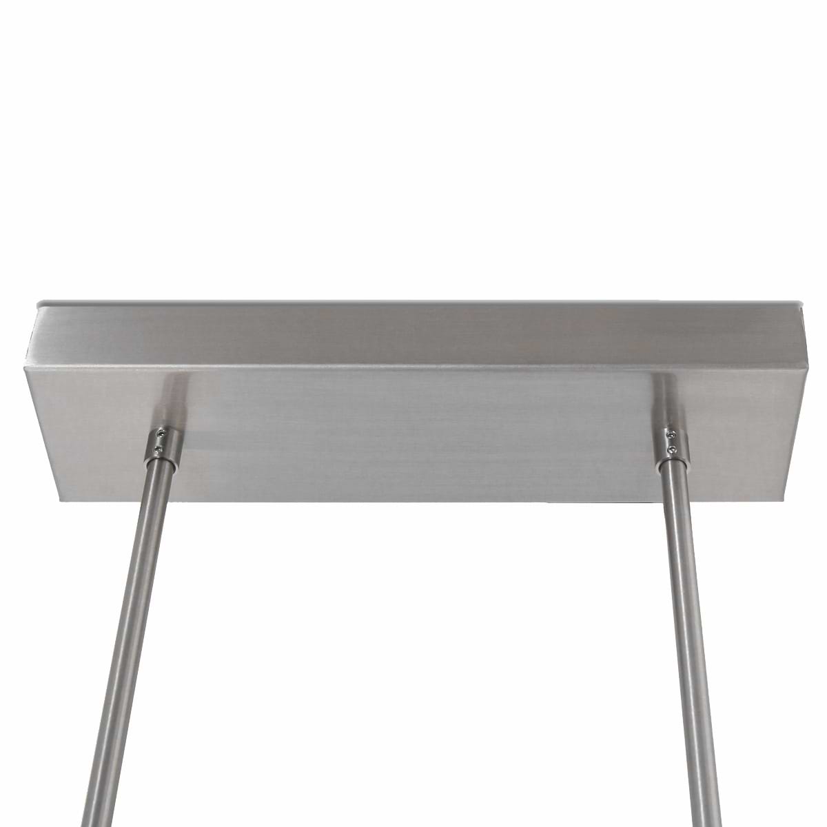 Smalle hanglamp LED 122 cm dimbaar STEINHAUER, 1482ST- Hanglamp- Steinhauer- Zelena LED- Modern, Design- Staal met witte pirex onderstrip- Metaal - Afbeelding 10