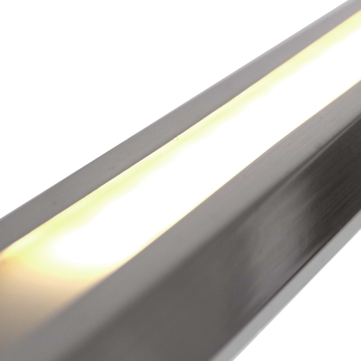 Smalle hanglamp LED 122 cm dimbaar STEINHAUER, 1482ST- Hanglamp- Steinhauer- Zelena LED- Modern, Design- Staal met witte pirex onderstrip- Metaal - Afbeelding 12