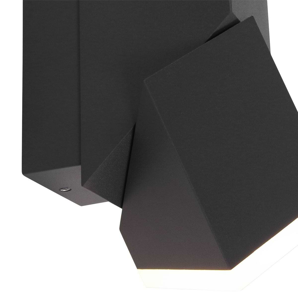 Buitenlamp 2-lichts wand LED rechthoek 2x6-5w STEINHAUER, 1507ZW, Tuinverlichting, Buitverlichting- Steinhauer- Diversen- Diversen- Zwart , - Afbeelding 10