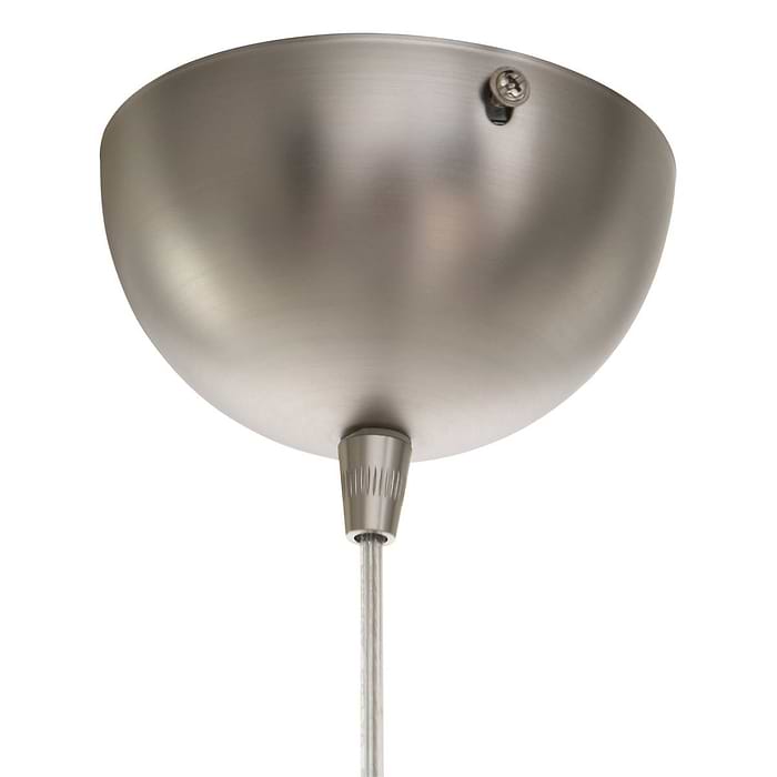 Hanglamp 1-lichts glas - staal en grijs - Lotus - Steinhauer