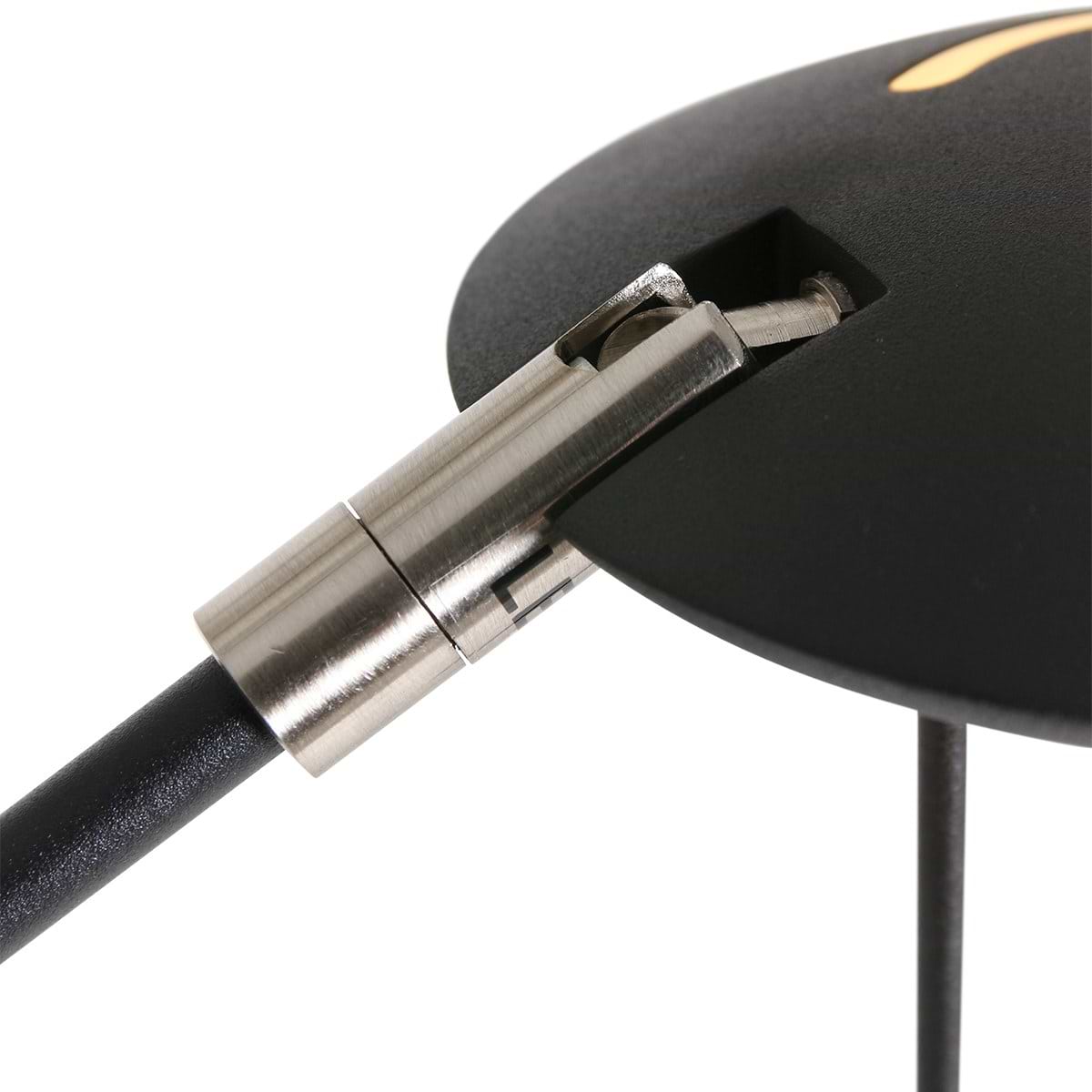 Tafellamp 1-lichts LED knik - zwart en chroom - Zodiac LED - Steinhauer