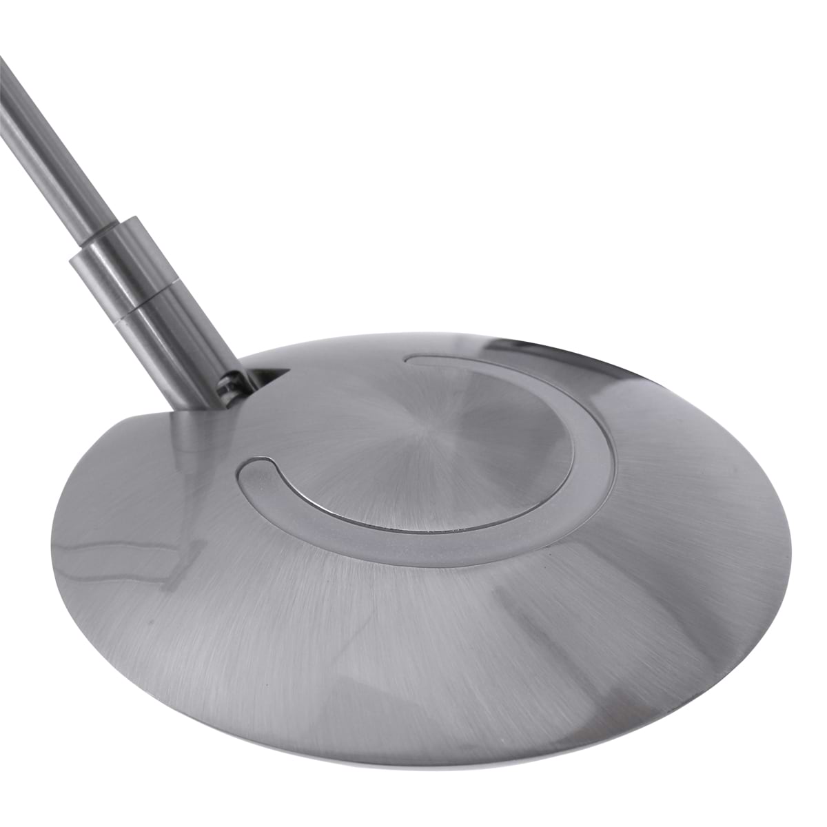 Wandlamp 1-lichts LED knik - staal en wit - Zodiac LED - Steinhauer