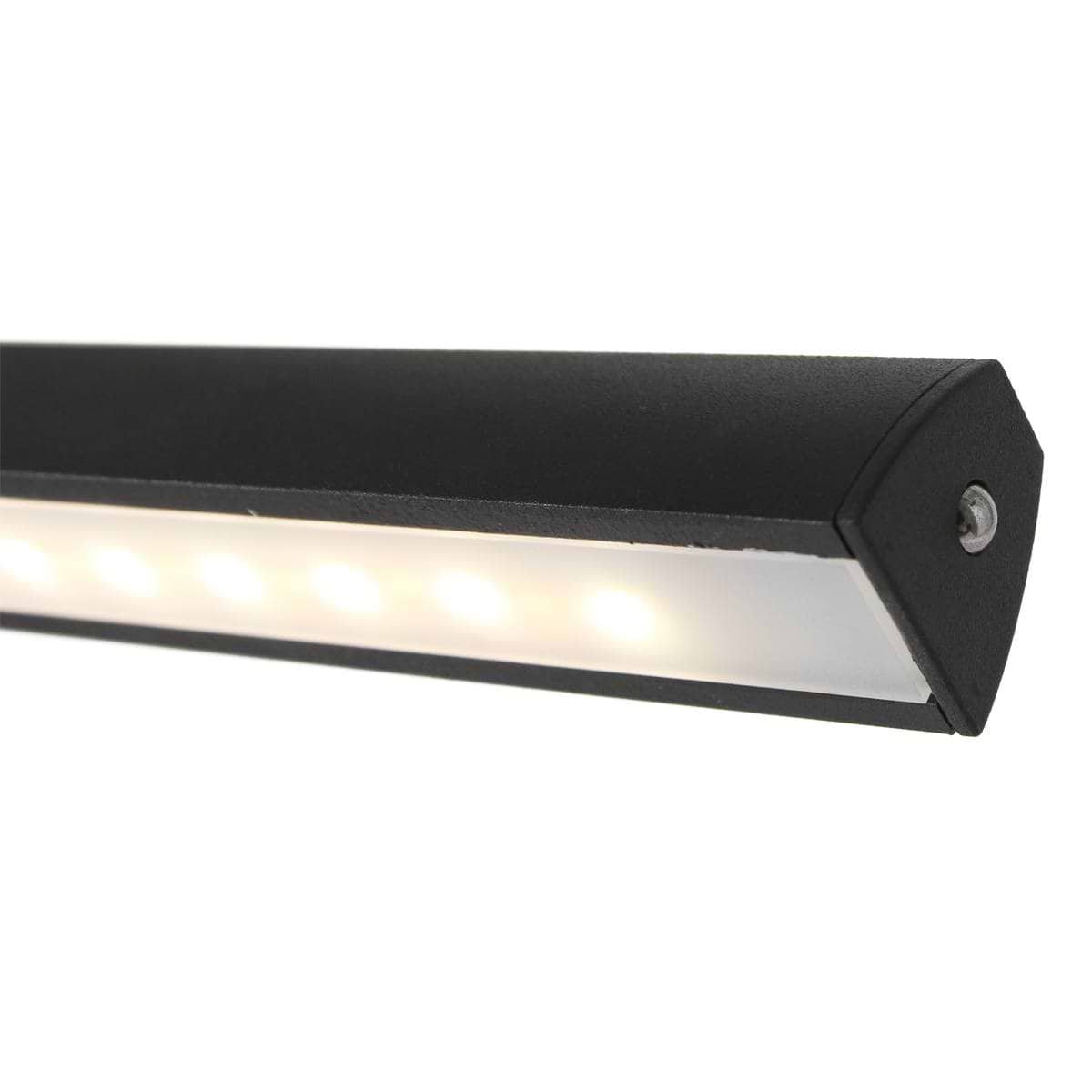 Schilderijverlichting - wandlamp schilderij LED 60cm - zwart en wit - Litho LED - Steinhauer