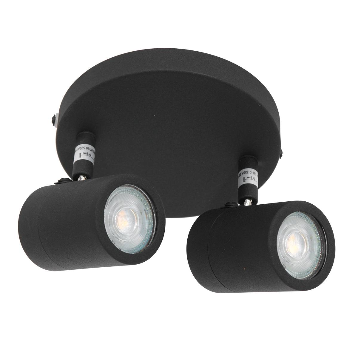 Badkamerspot - spot 2-lichts GU10 IP44 - Upground LED - Steinhauer
