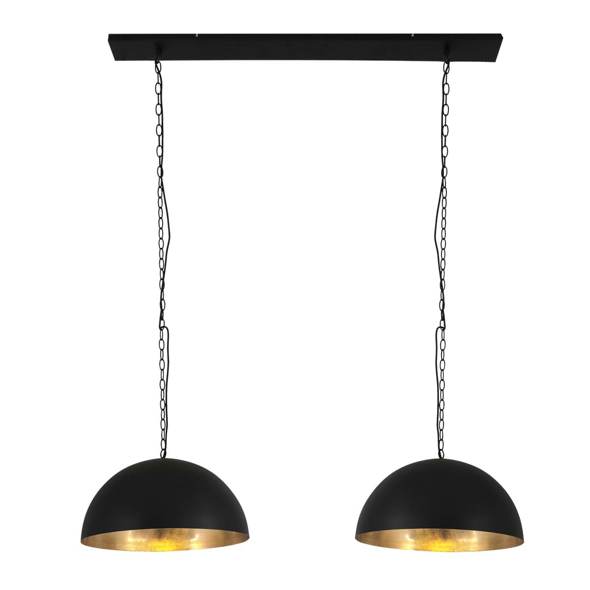 Hanglamp 2-lichts E27 35x130x150cm - Semicirkel - Steinhauer