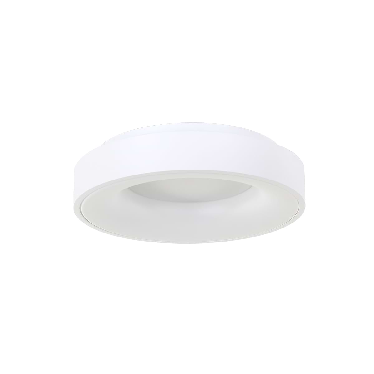Plafondlamp rond 38cm 30w 2700k - wit - modern - Ringlede - Steinhauer
