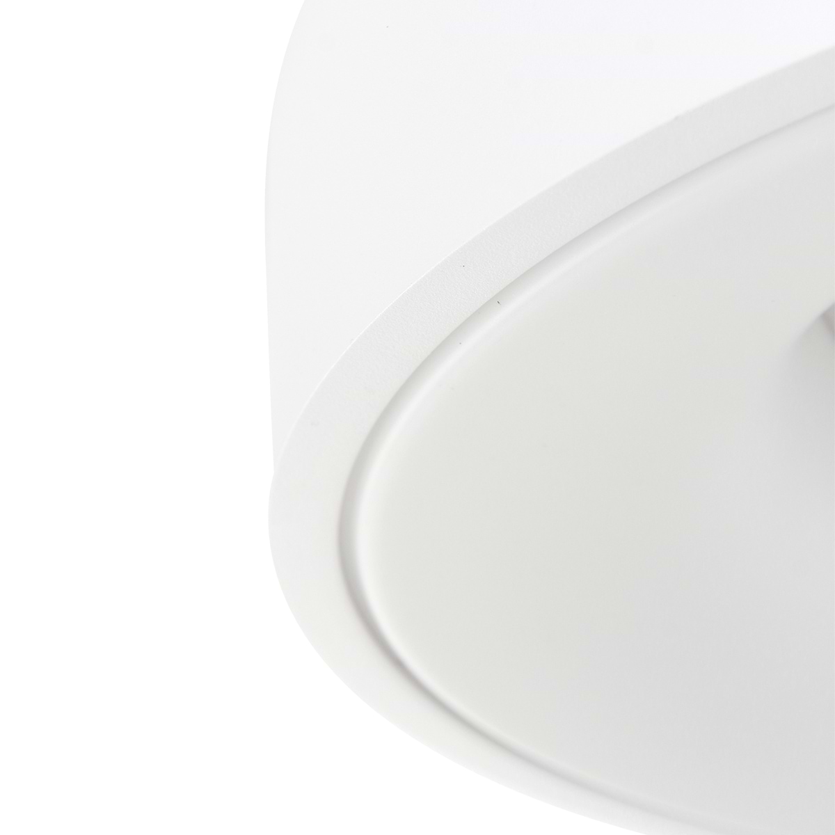 Plafondlamp rond 38cm 30w 2700k - wit - modern - Ringlede - Steinhauer